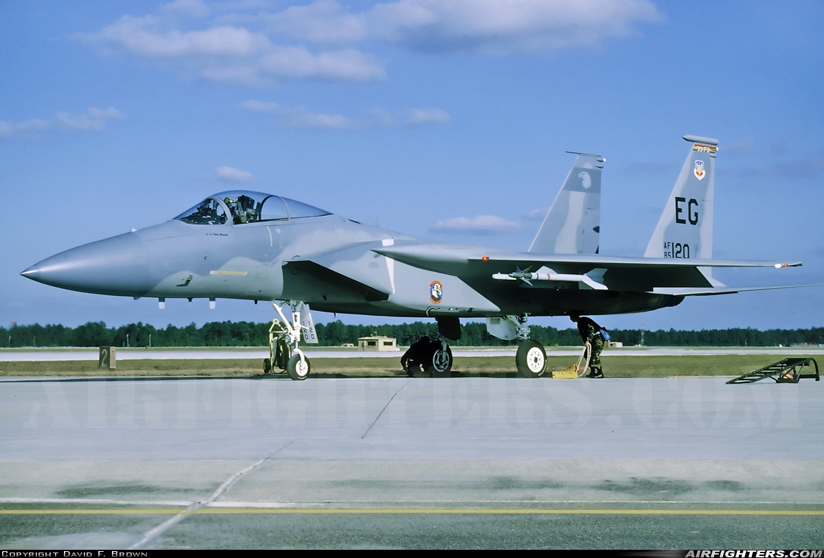 USA - Air Force McDonnell Douglas F-15C Eagle 85-0120 at Panama City - Tyndall AFB (PAM / KPAM), USA