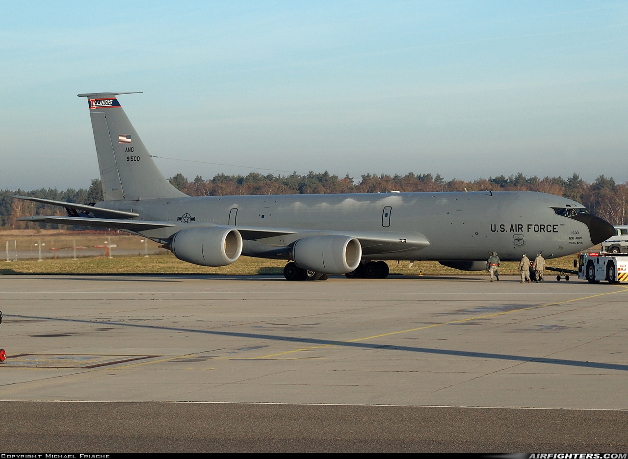 USA - Air Force Boeing KC-135R Stratotanker (717-148) 59-1500 at Geilenkirchen (GKE / ETNG), Germany