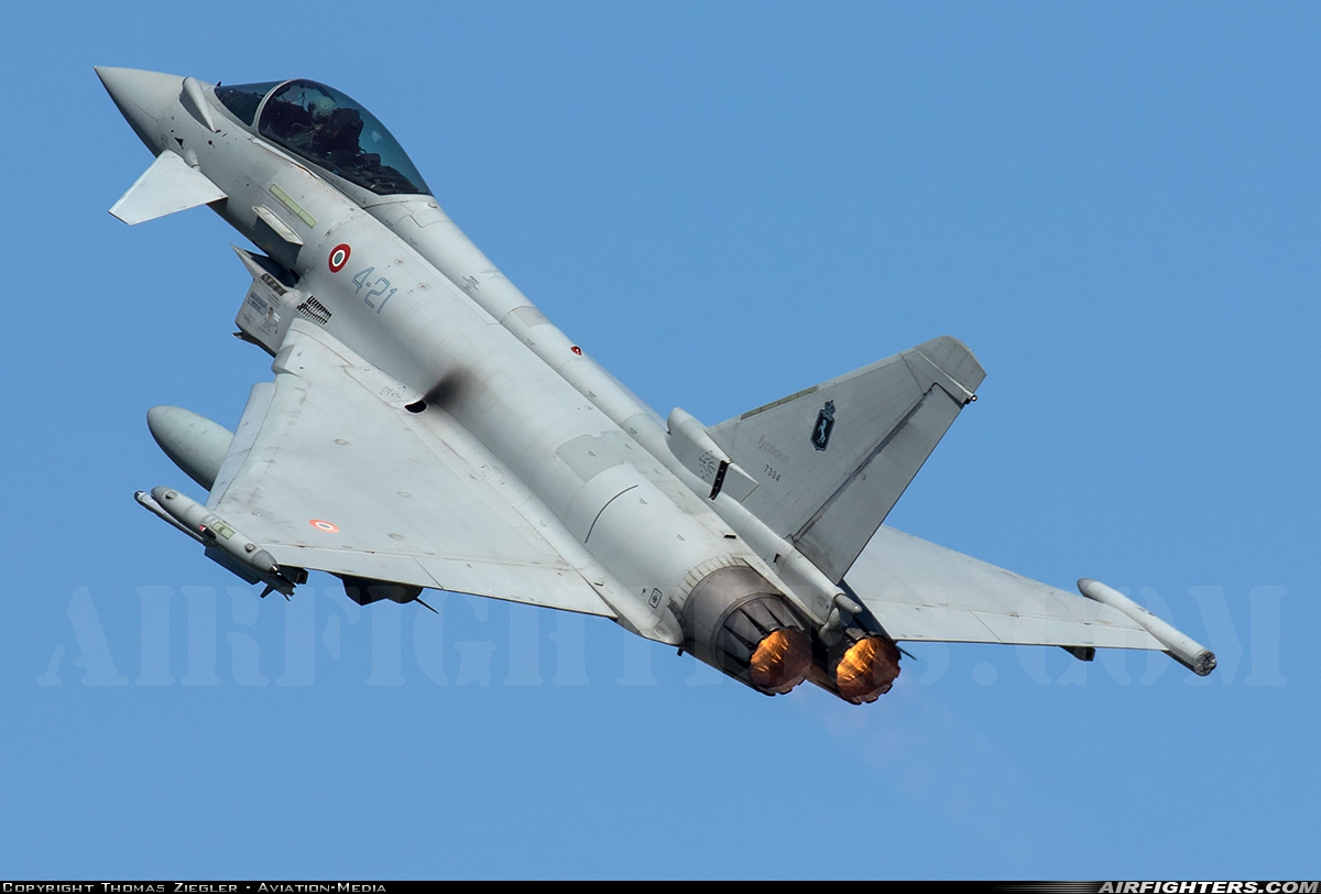 Italy - Air Force Eurofighter F-2000A Typhoon (EF-2000S) MM7304 at Florennes (EBFS), Belgium