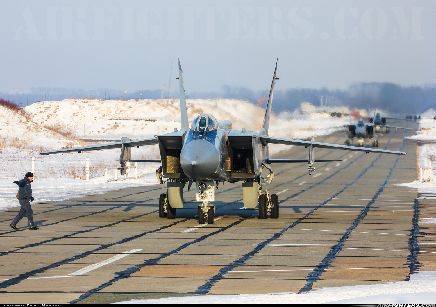 Russia - Air Force Mikoyan-Gurevich MiG-31 RF-92338 at Withheld, Russia