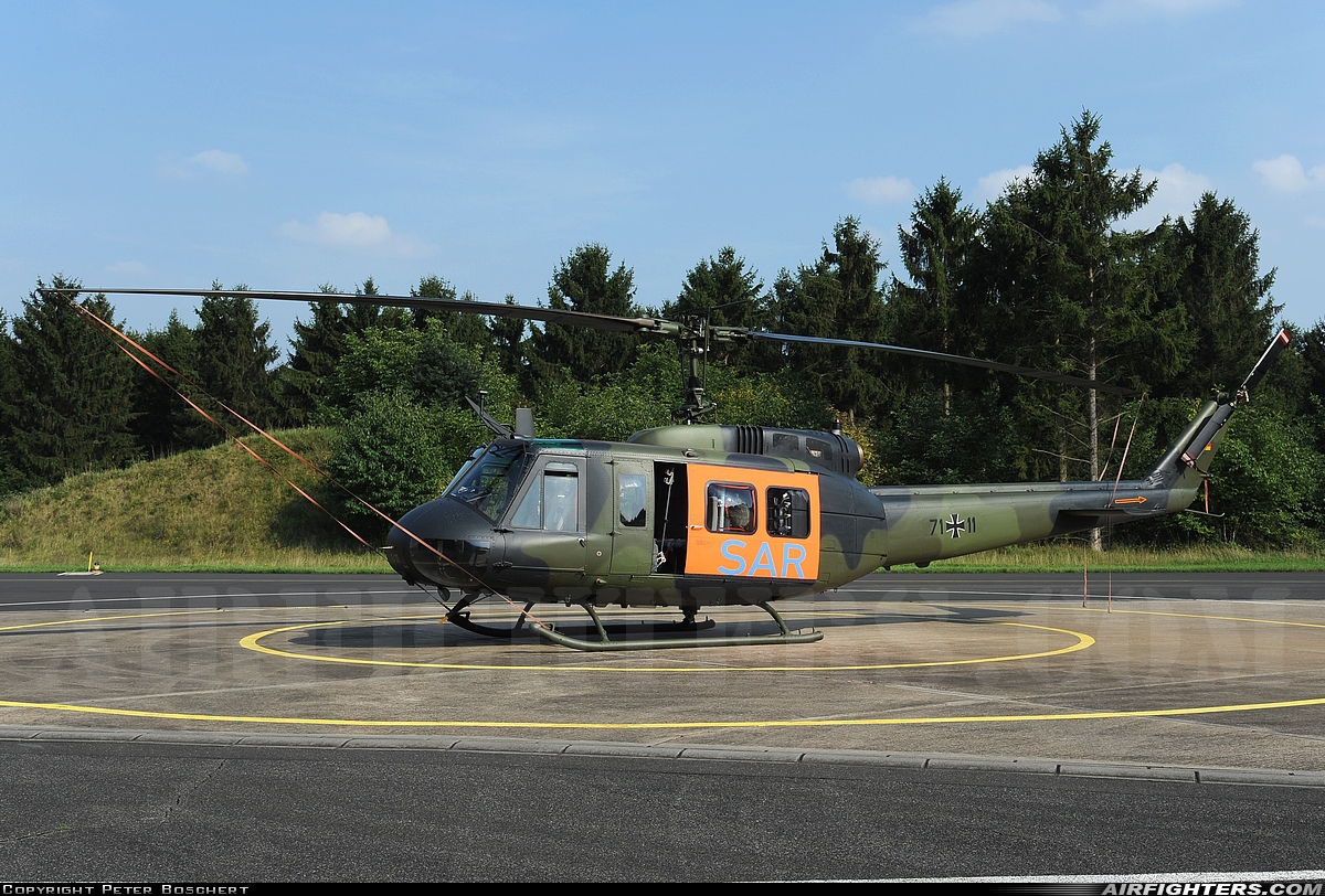 Germany - Air Force Bell UH-1D Iroquois (205) 71+11 at Norvenich (ETNN), Germany