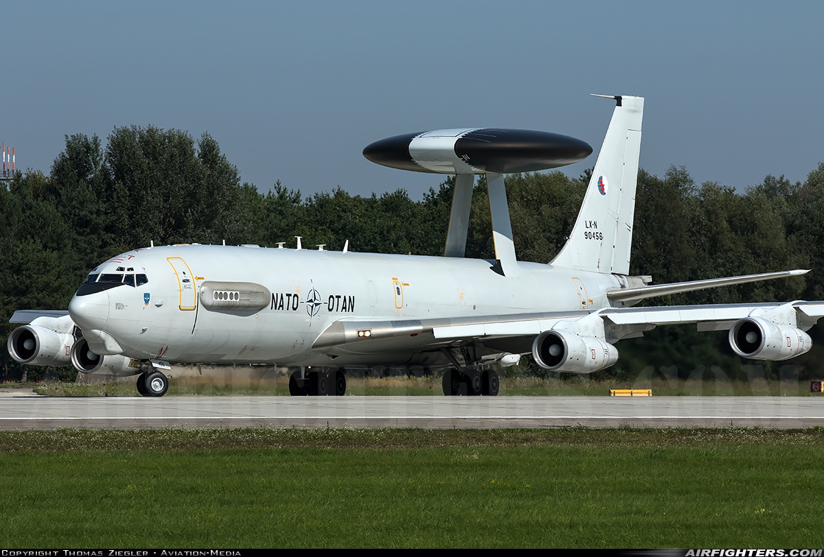 Luxembourg - NATO Boeing E-3A Sentry (707-300) LX-N90456 at Ingolstadt - Manching (ETSI), Germany
