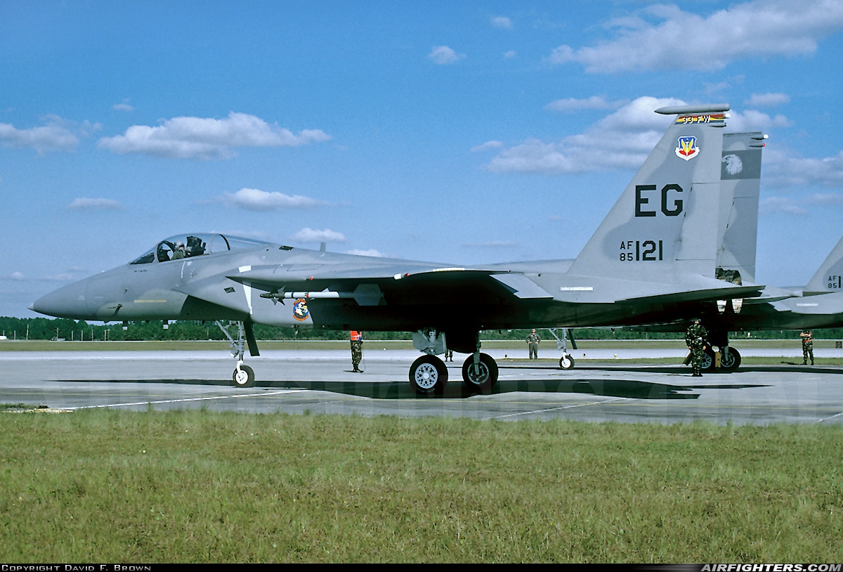 USA - Air Force McDonnell Douglas F-15C Eagle 85-0121 at Panama City - Tyndall AFB (PAM / KPAM), USA