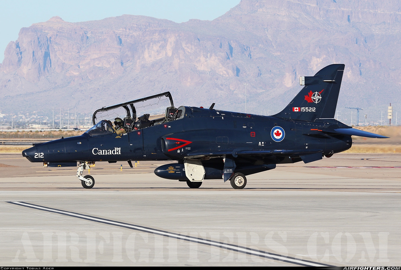 Canada - Air Force BAE Systems CT-155 Hawk (Hawk Mk.115) 155212 at Phoenix (Chandler) - Williams Gateway (AFB) (CHD / IWA / KIWA), USA