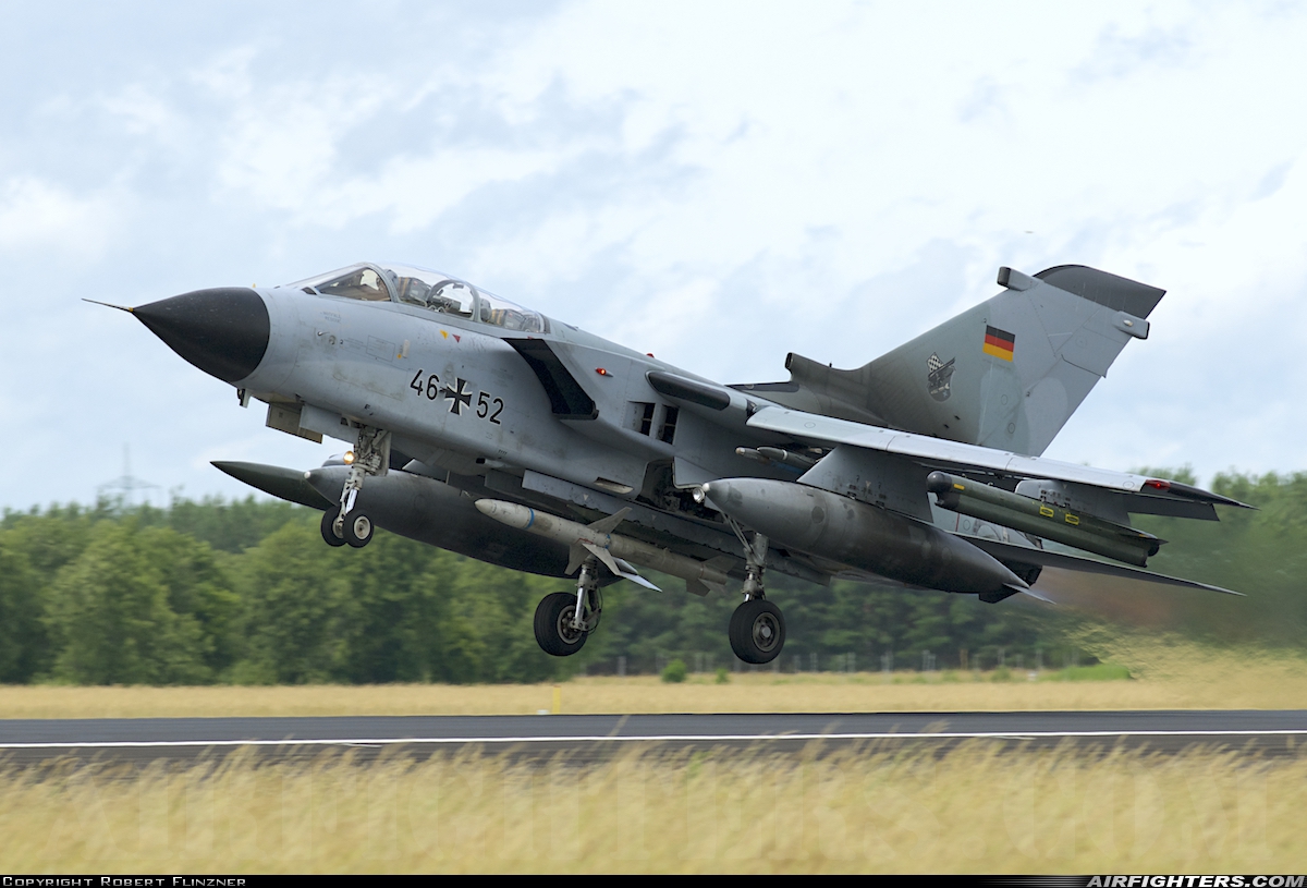 Germany - Air Force Panavia Tornado ECR 46+52 at Lechfeld (ETSL), Germany