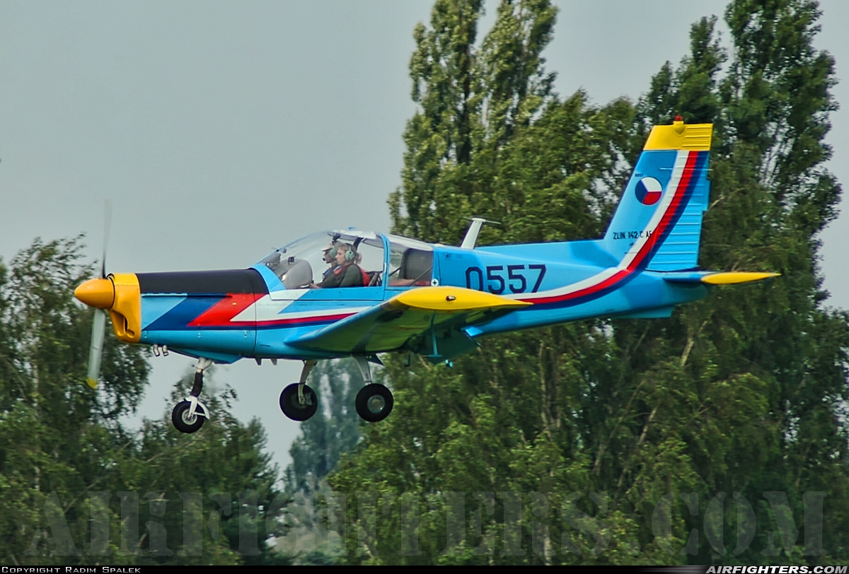 Czech Republic - Air Force Zlin Z-142C AF 0557 at Pardubice (PED / LKPD), Czech Republic