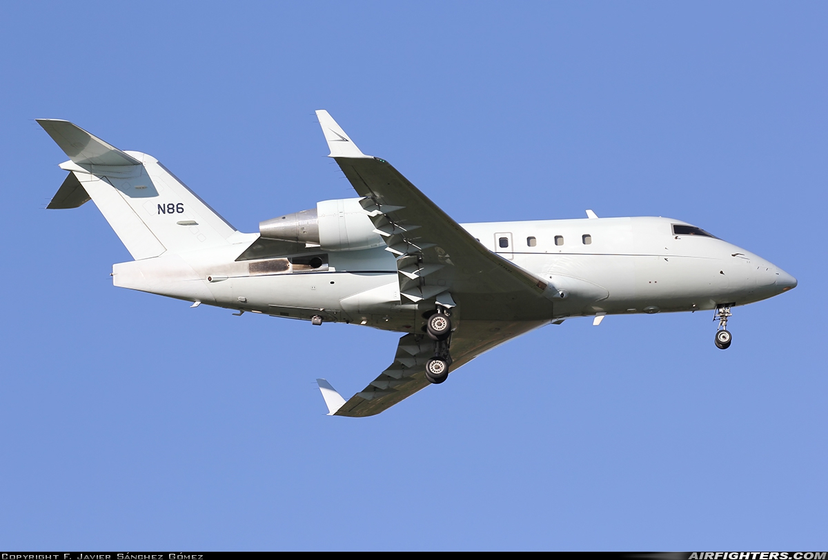 USA - Federal Aviation Administration Canadair CL-600-2B16 Challenger 601-3R N86 at Rota (LERT), Spain
