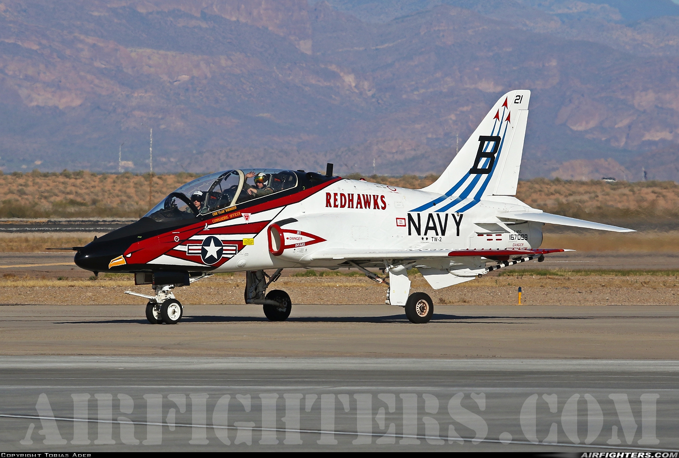 USA - Navy McDonnell Douglas T-45C Goshawk 167099 at Phoenix (Chandler) - Williams Gateway (AFB) (CHD / IWA / KIWA), USA