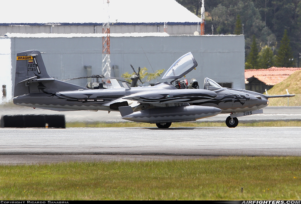 Colombia - Air Force Cessna A-37B Dragonfly FAC2185 at Rionegro (Medellin) - Jose Maria Cordova (MDE / SKRG), Colombia