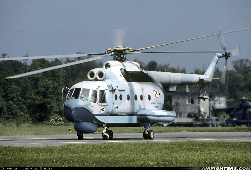 Poland - Navy Mil Mi-14PL 1003 at Darlowo (EPDA), Poland