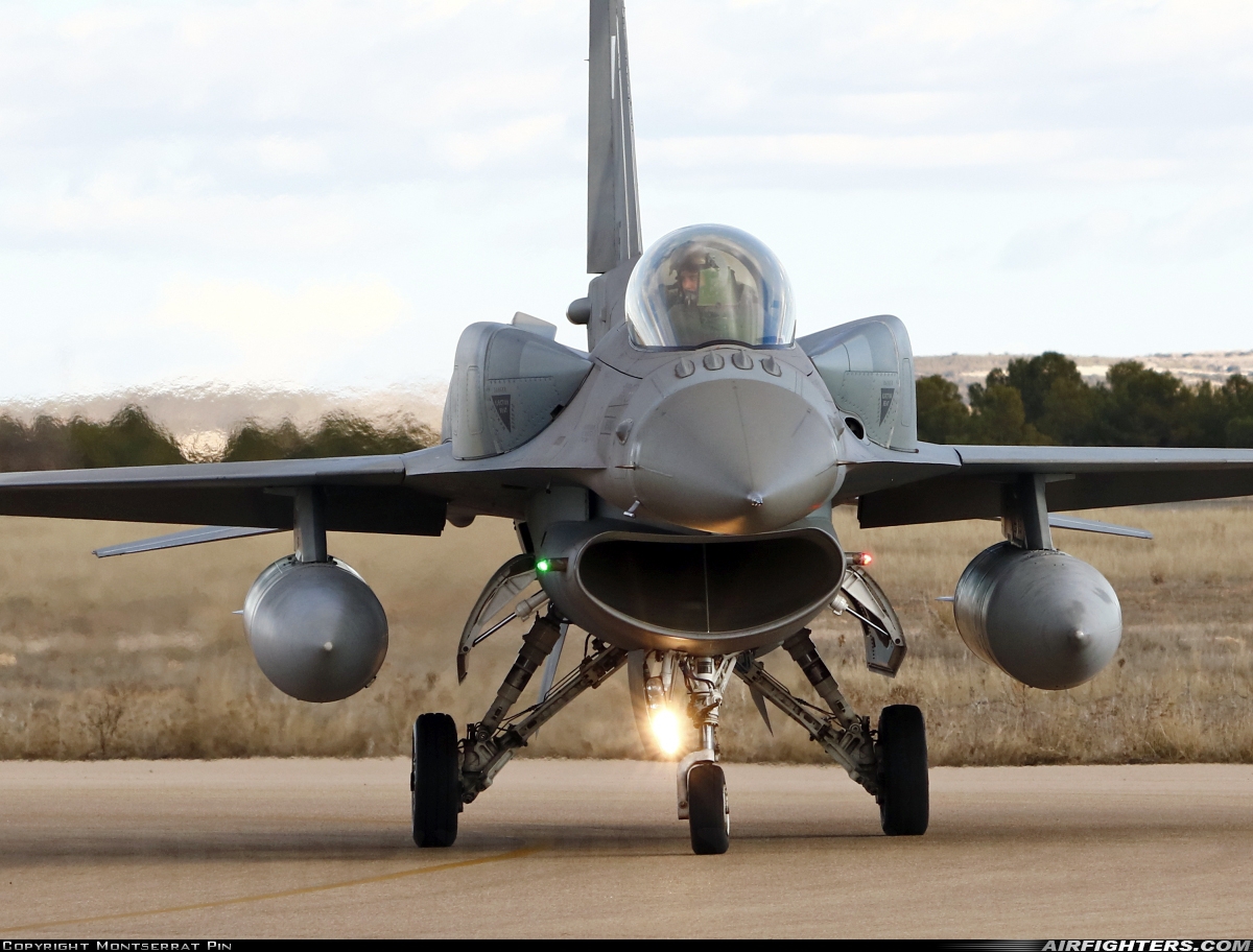 Greece - Air Force General Dynamics F-16C Fighting Falcon 015 at Albacete (- Los Llanos) (LEAB), Spain