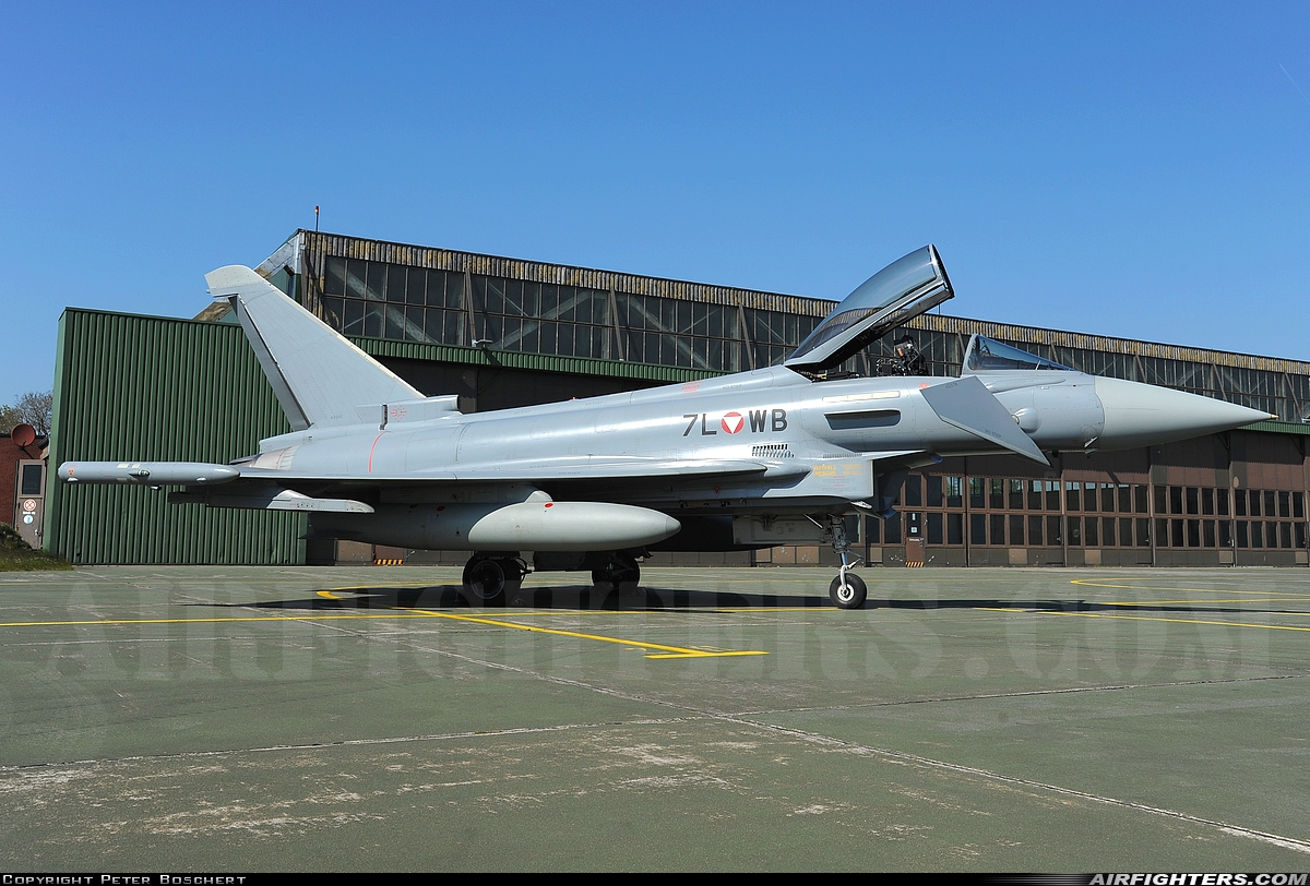 Austria - Air Force Eurofighter EF-2000 Typhoon S 7L-WB at Wittmundhafen (Wittmund) (ETNT), Germany
