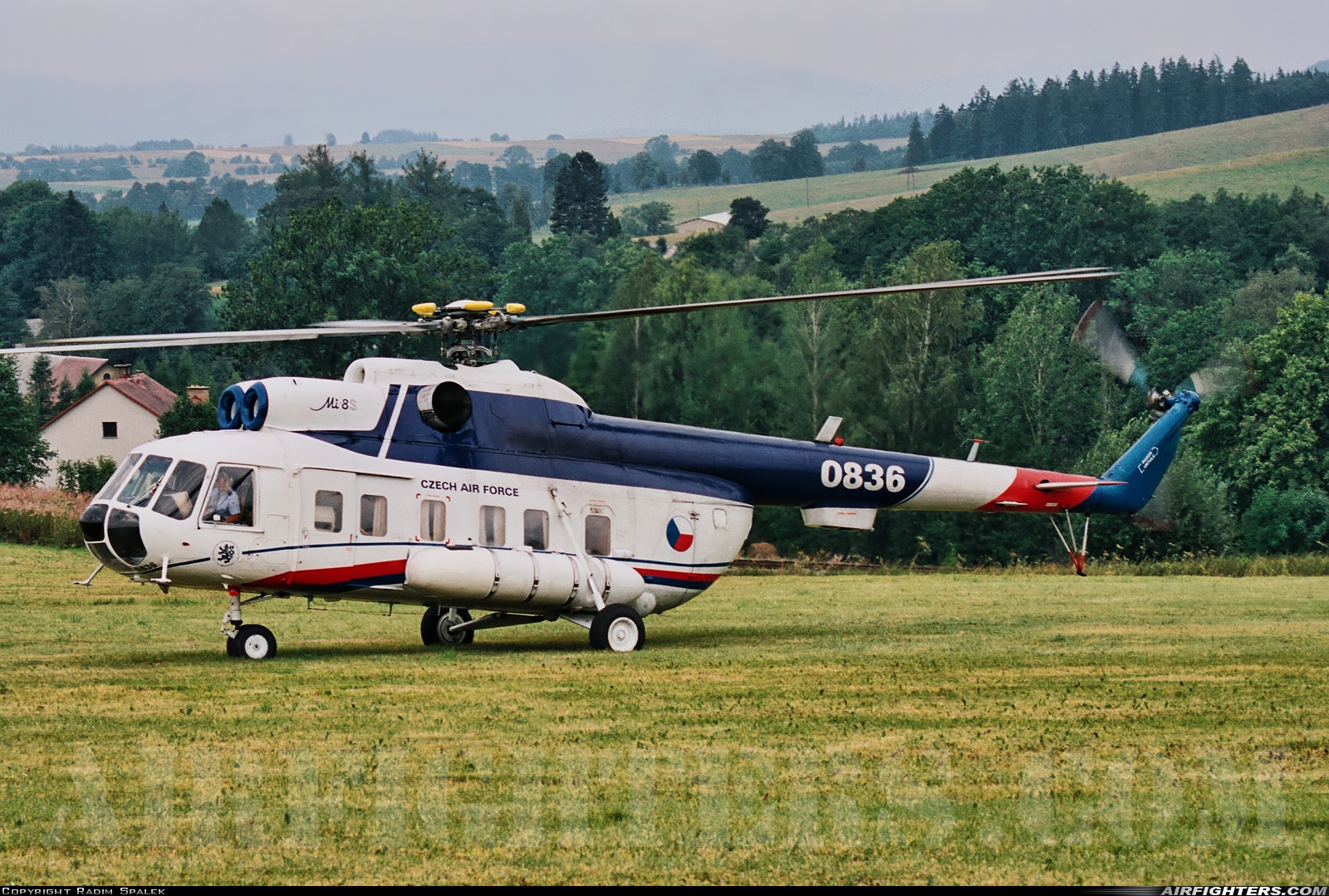 Czech Republic - Air Force Mil Mi-8PS-11 0836 at Off-Airport - Kraliky, Czech Republic