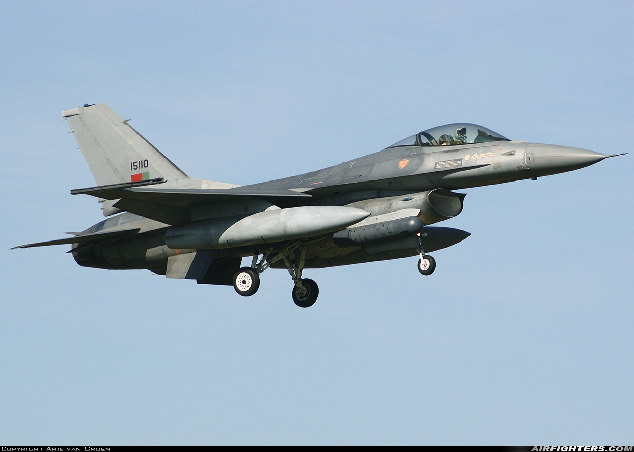 Portugal - Air Force General Dynamics F-16AM Fighting Falcon 15110 at Leeuwarden (LWR / EHLW), Netherlands
