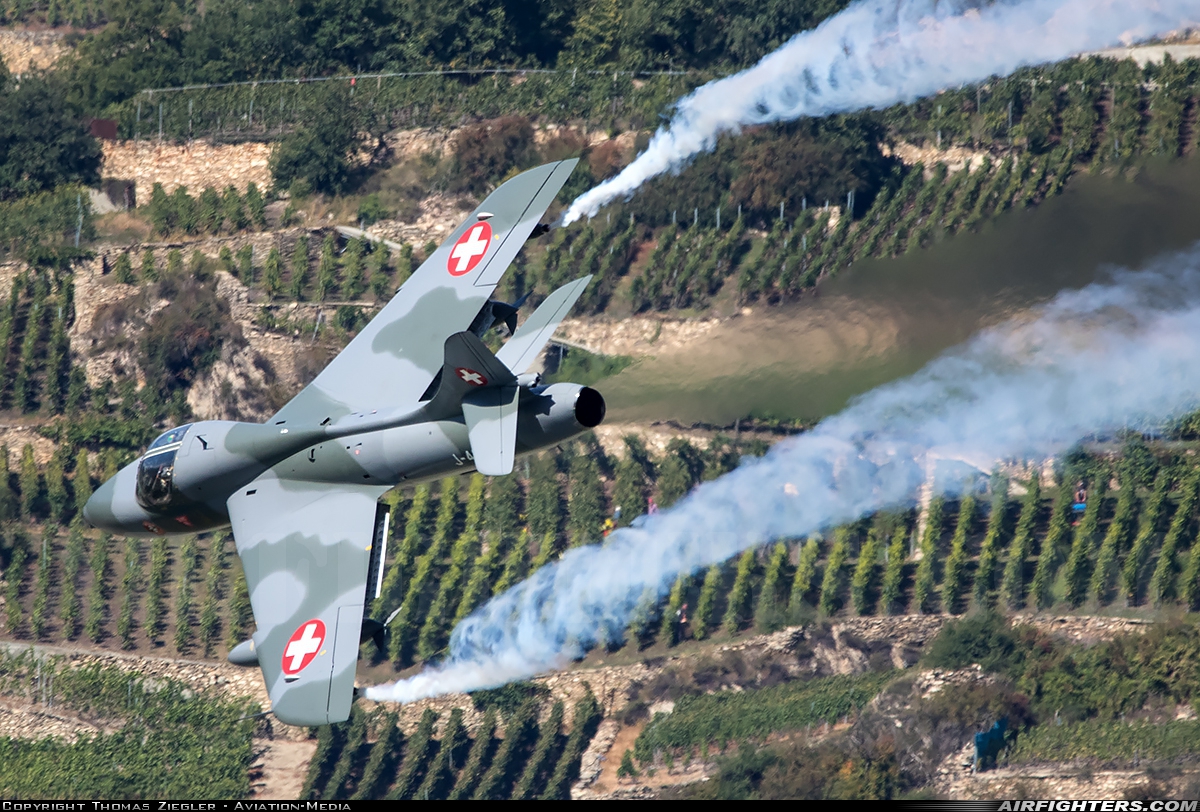 Private - Amici del Hunter Hawker Hunter T68 HB-RVR at Sion (- Sitten) (SIR / LSGS / LSMS), Switzerland