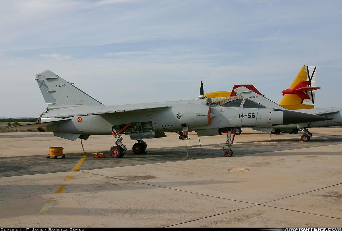 Spain - Air Force Dassault Mirage F1EDA C.14C-80 at Albacete (- Los Llanos) (LEAB), Spain