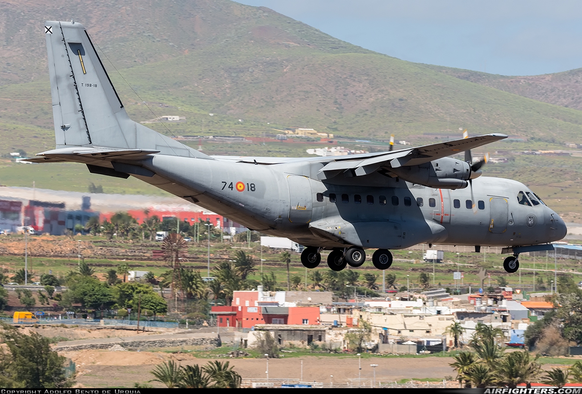 Spain - Air Force CASA CN235M-100 T.19B-18 at Gran Canaria (- Las Palmas / Gando) (LPA / GCLP), Spain