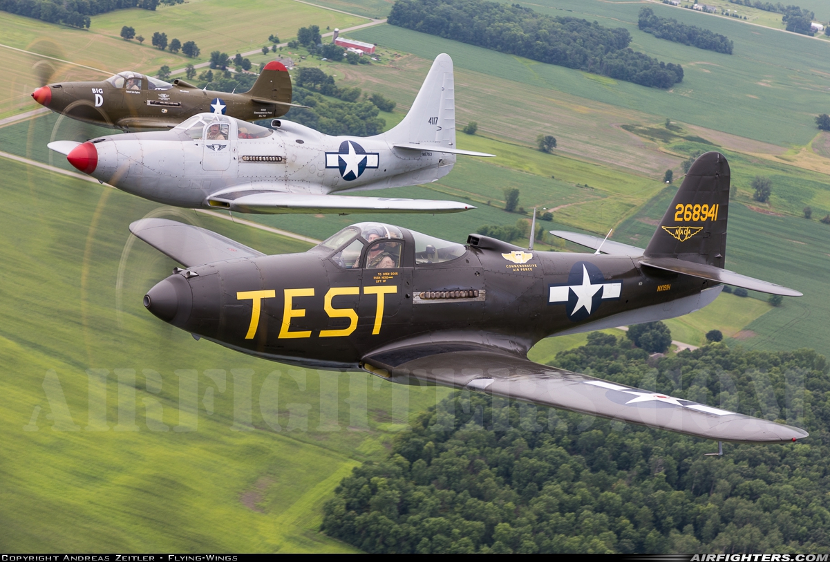 Private - Commemorative Air Force Bell P-63A Kingcobra NX191H at In Flight, USA