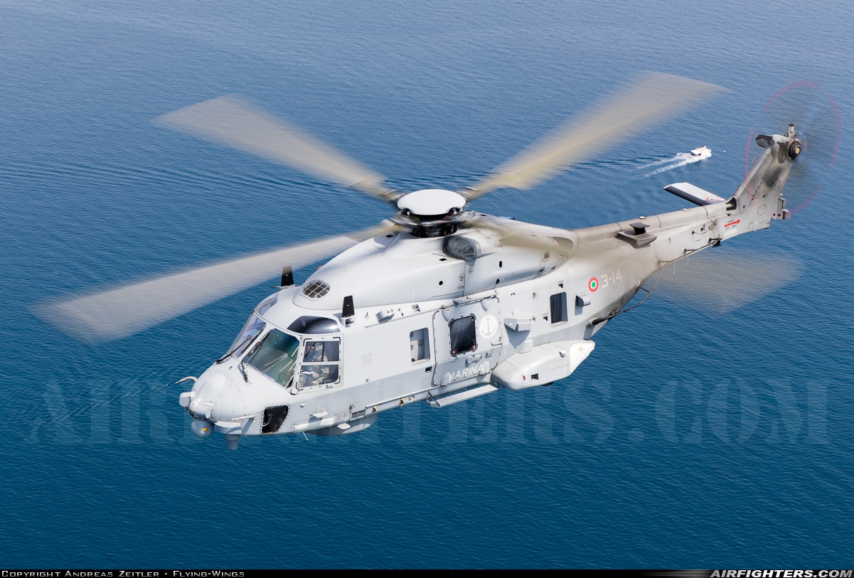 Italy - Navy NHI SH-90A (NH-90NFH) MM81590 at In Flight, Italy