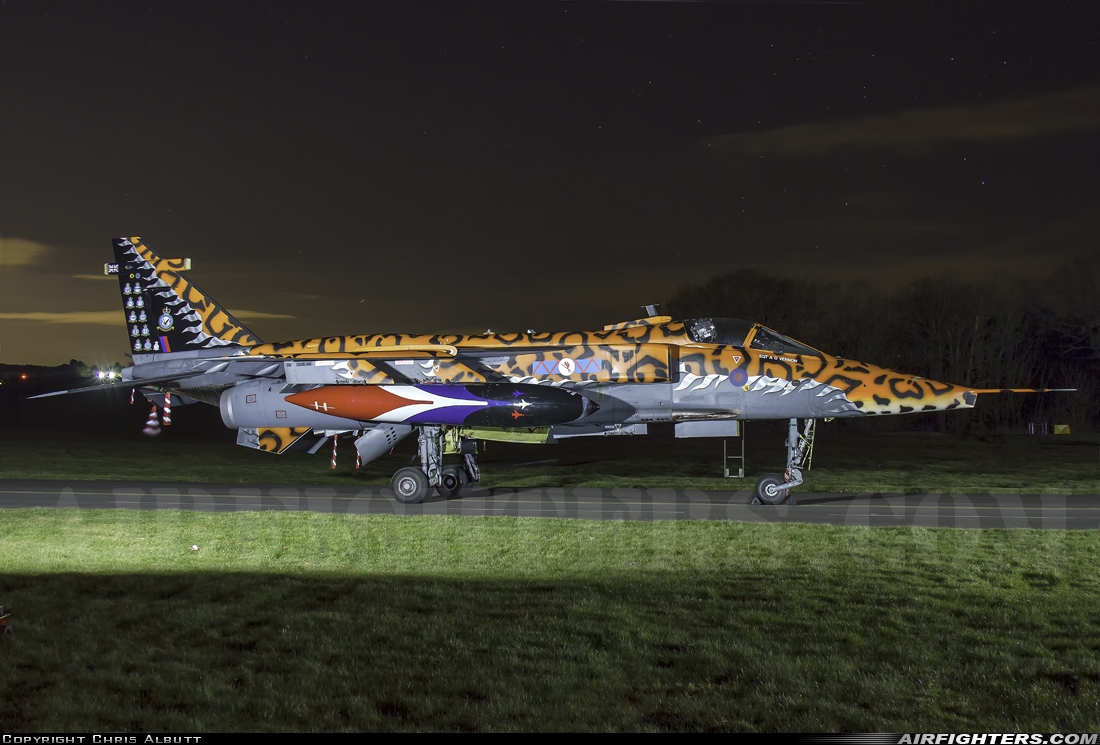 UK - Air Force Sepecat Jaguar GR3 XX119 at Cosford (EGWC), UK