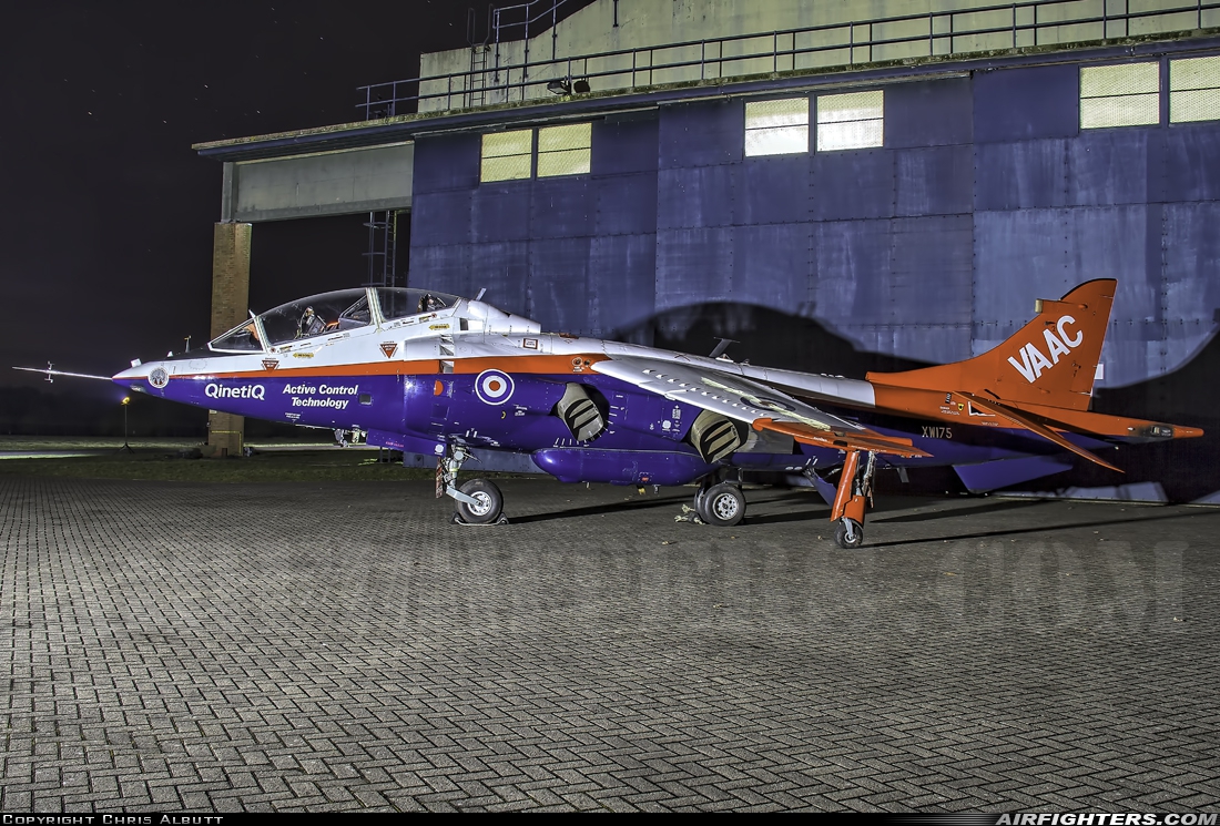 Company Owned - QinetiQ British Aerospace Harrier T.4 VAAC XW175 at Cosford (EGWC), UK