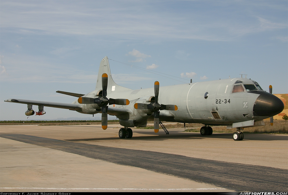 Spain - Air Force Lockheed EP-3B Orion P.3-11 at Albacete (- Los Llanos) (LEAB), Spain