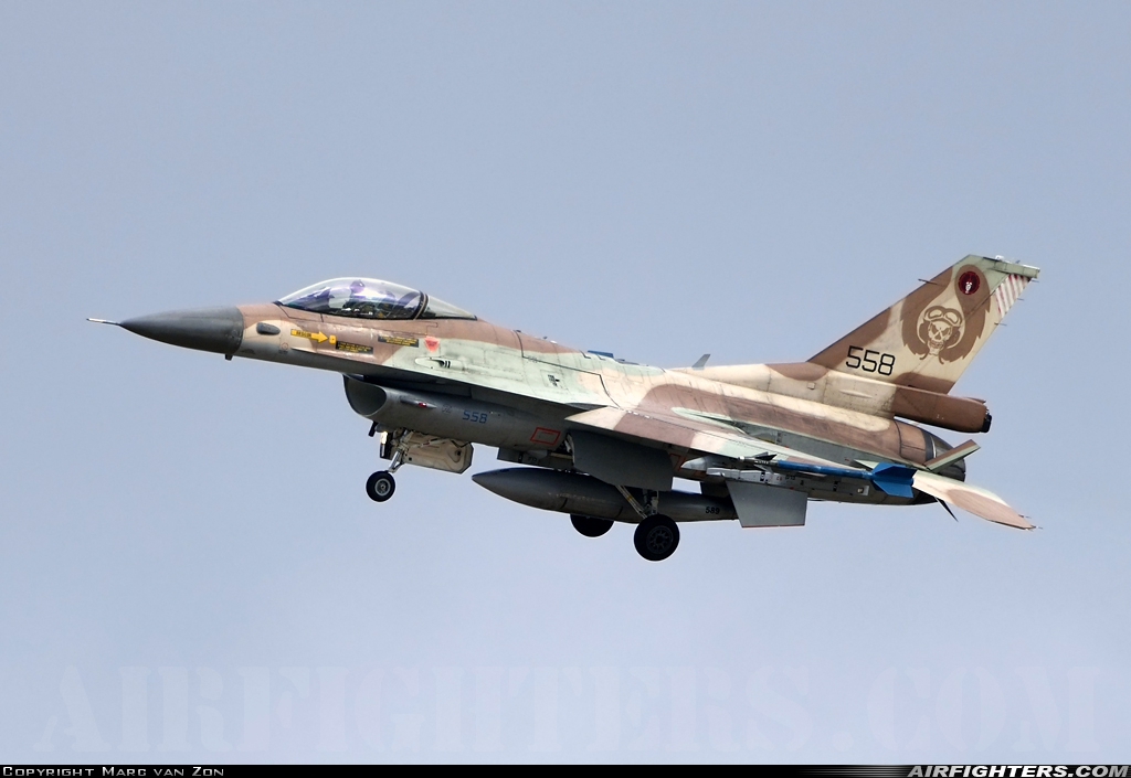 Israel - Air Force General Dynamics F-16C Fighting Falcon 558 at Hatzor AFB (LLHS), Israel