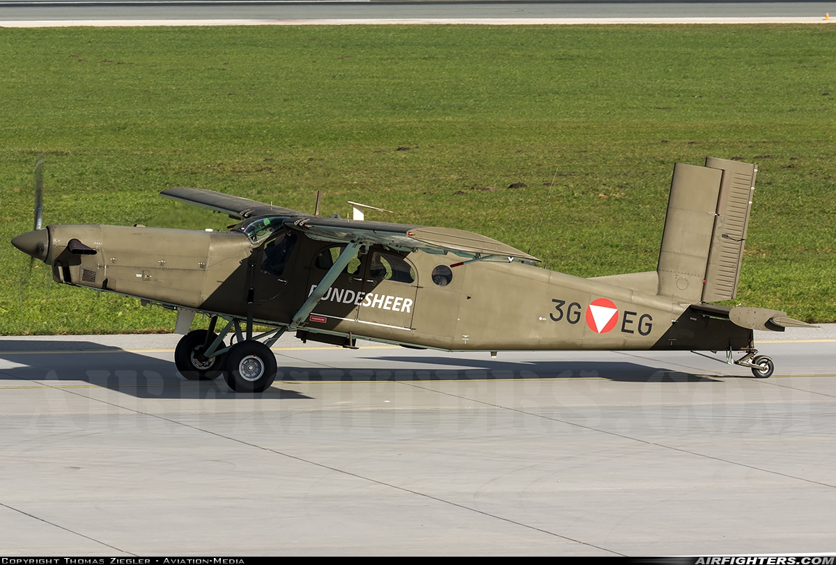 Austria - Air Force Pilatus PC-6/B2-H2 Turbo Porter 3G-EG at Innsbruck - Kranebitten (INN / LOWI), Austria
