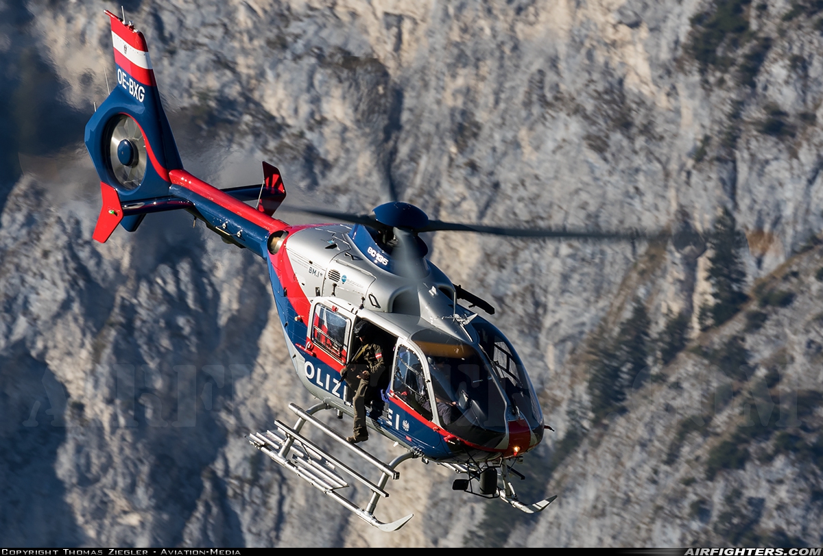 Austria - Police Eurocopter EC-135P2+ OE-BXG at Innsbruck - Kranebitten (INN / LOWI), Austria