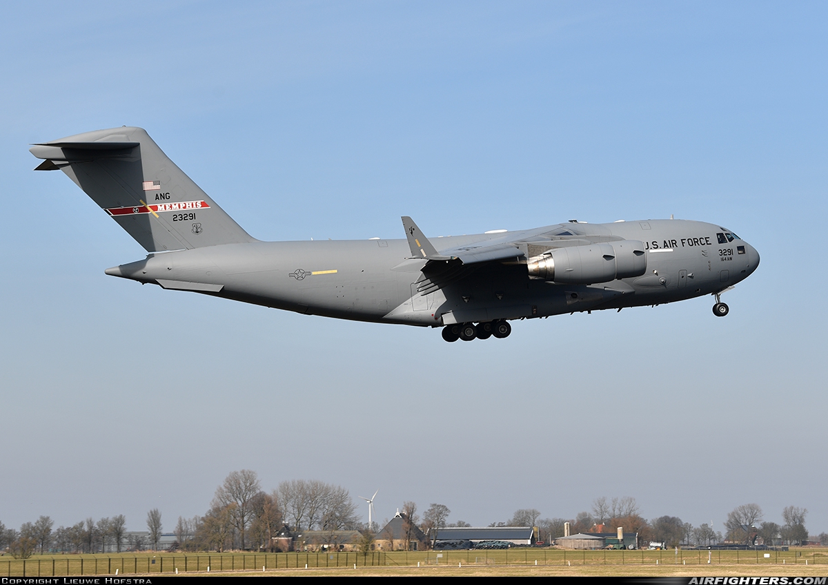 USA - Air Force Boeing C-17A Globemaster III 92-3291 at Leeuwarden (LWR / EHLW), Netherlands