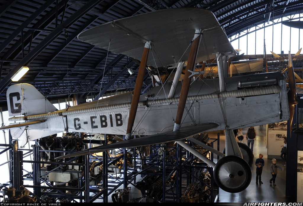 UK - Air Force Royal Aircraft Factory SE.5a G-EBIB at Off-Airport - London (Science Museum), UK