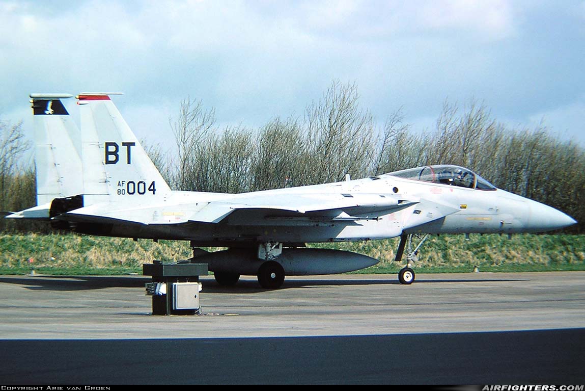 USA - Air Force McDonnell Douglas F-15C Eagle 80-0004 at Leeuwarden (LWR / EHLW), Netherlands
