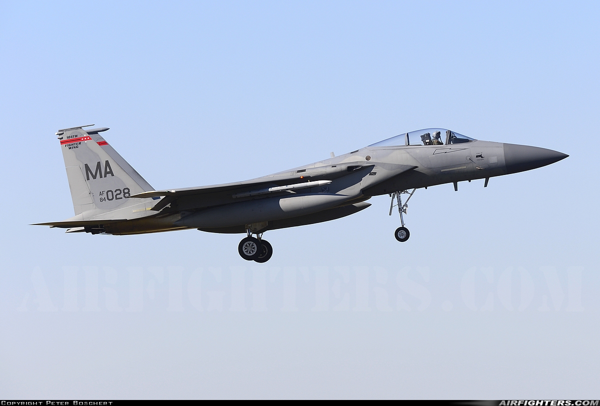 USA - Air Force McDonnell Douglas F-15C Eagle 84-0028 at Leeuwarden (LWR / EHLW), Netherlands