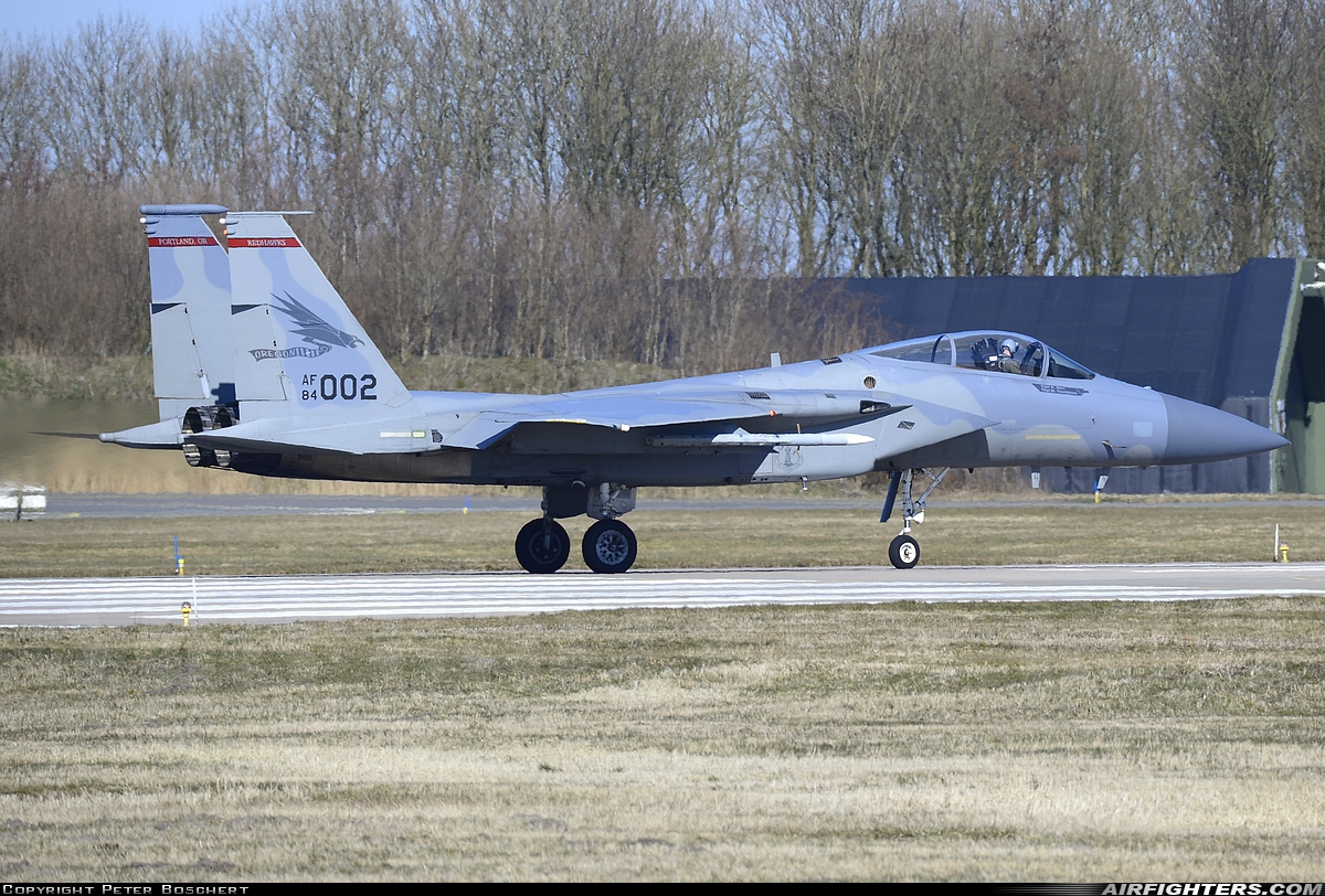 USA - Air Force McDonnell Douglas F-15C Eagle 84-0002 at Leeuwarden (LWR / EHLW), Netherlands