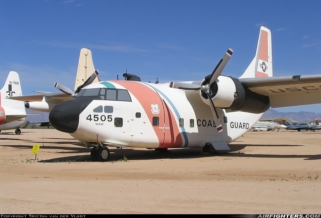 USA - Coast Guard Fairchild C-123B Provider 4505 at Tucson - Pima Air and Space Museum, USA
