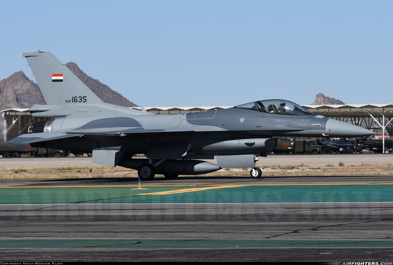 Iraq - Air Force General Dynamics F-16C Fighting Falcon 1635 at Tucson - Int. (TUS / KTUS), USA