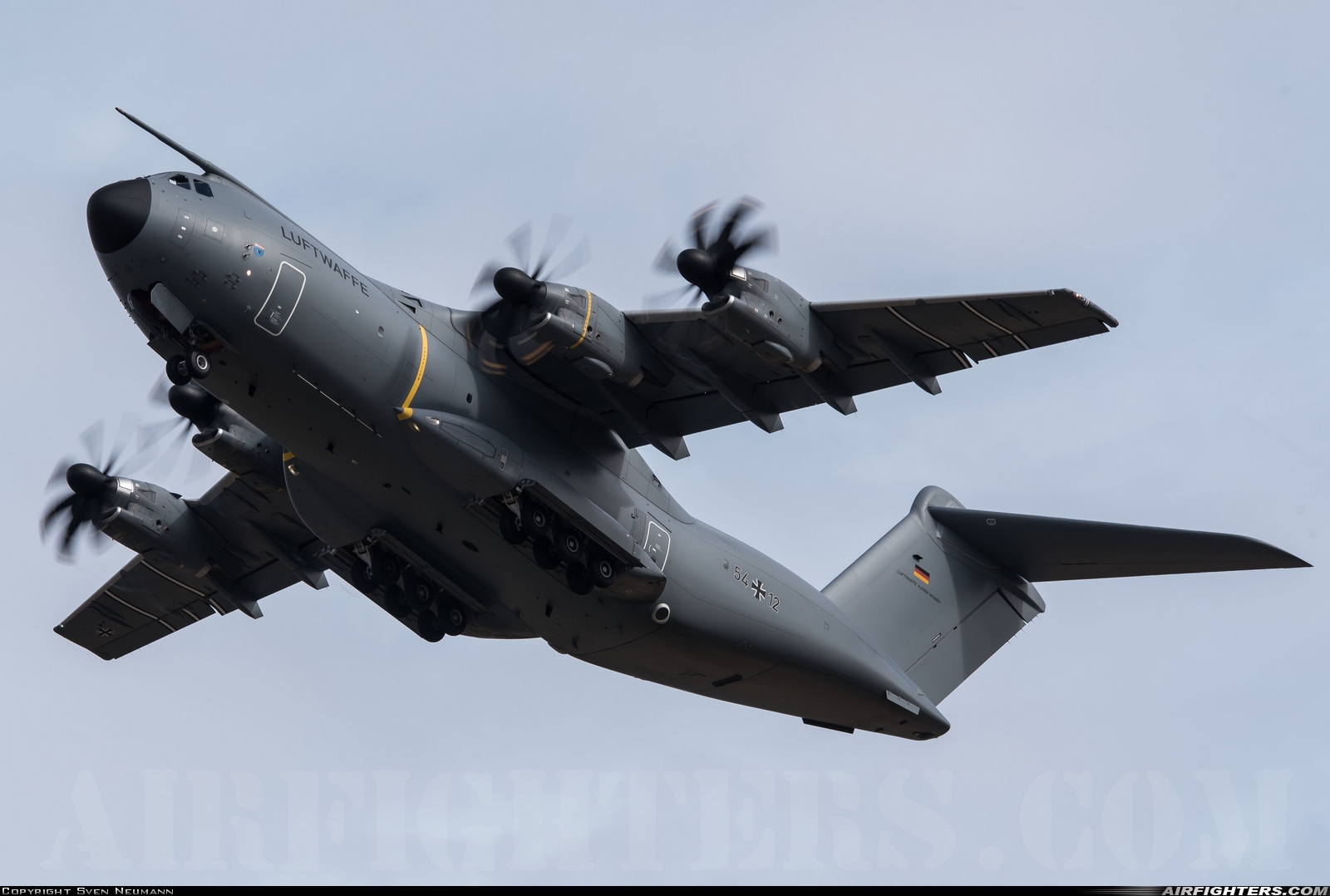 Germany - Air Force Airbus A400M-180 Atlas 54+12 at Wittmundhafen (Wittmund) (ETNT), Germany