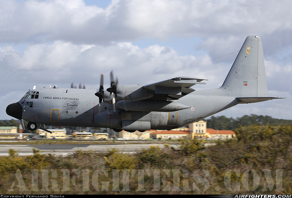 Portugal - Air Force Lockheed C-130H Hercules (L-382) 16803 at Monte Real (BA5) (LPMR), Portugal