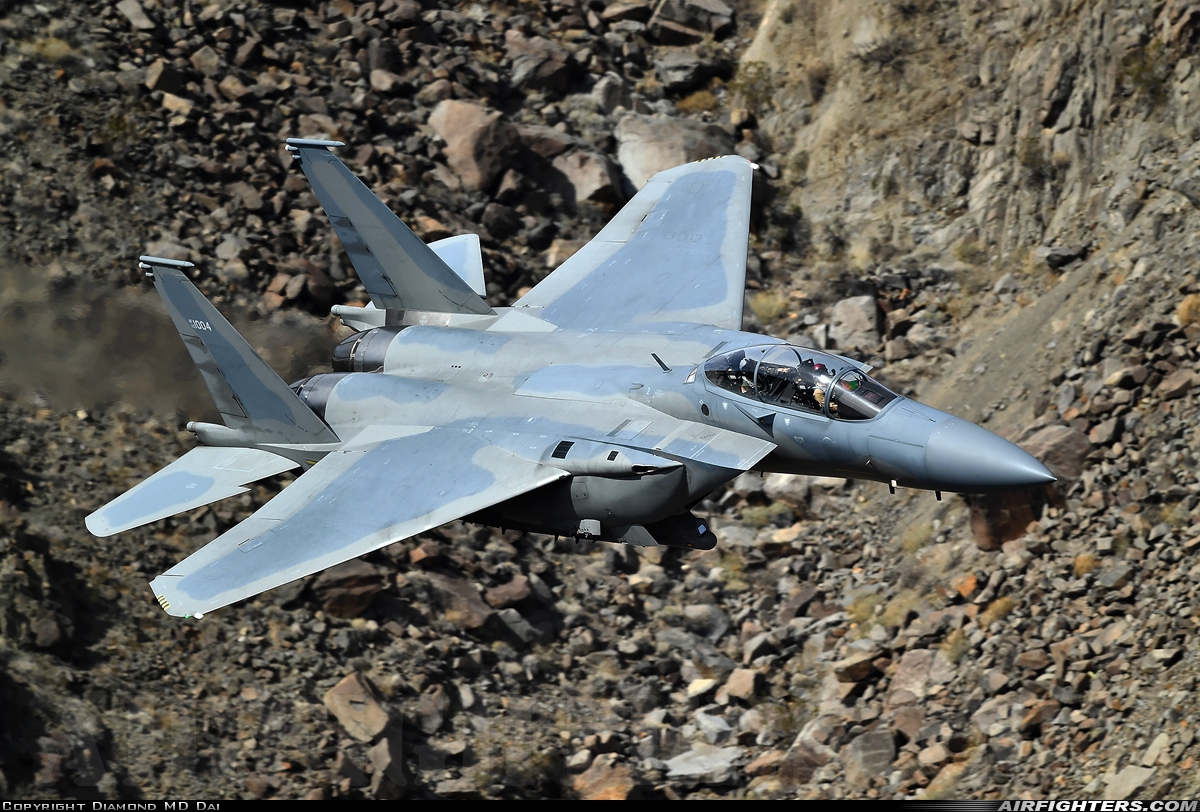 Saudi Arabia - Air Force Boeing F-15SA Eagle 12-1004 at Off-Airport - Rainbow Canyon area, USA