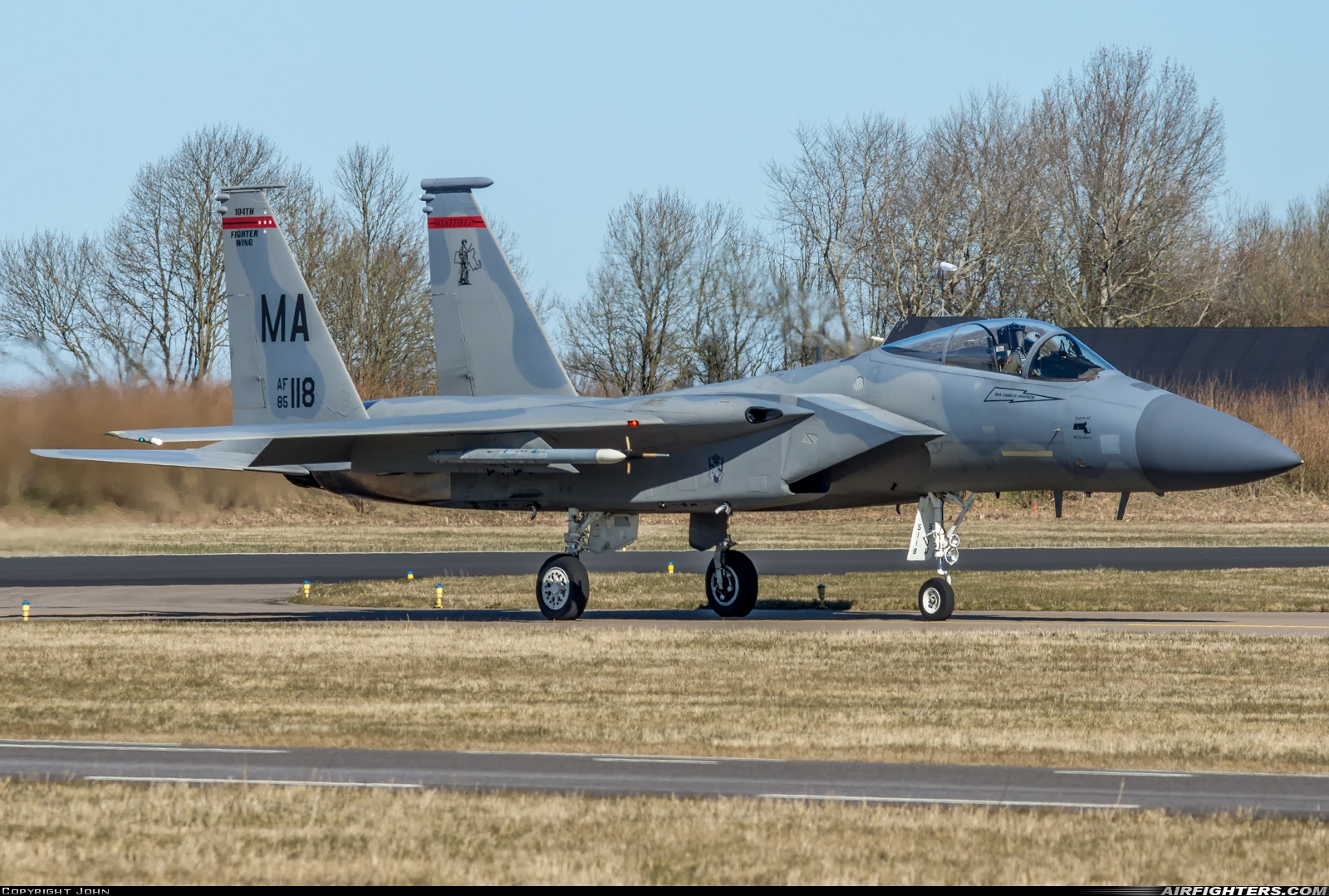 USA - Air Force McDonnell Douglas F-15C Eagle 85-0118 at Leeuwarden (LWR / EHLW), Netherlands