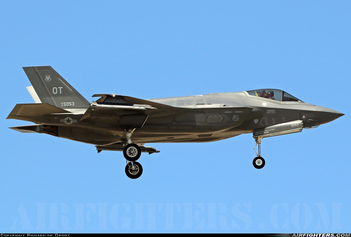 USA - Air Force Lockheed Martin F-35A Lightning II 12-5053 at Las Vegas - Nellis AFB (LSV / KLSV), USA