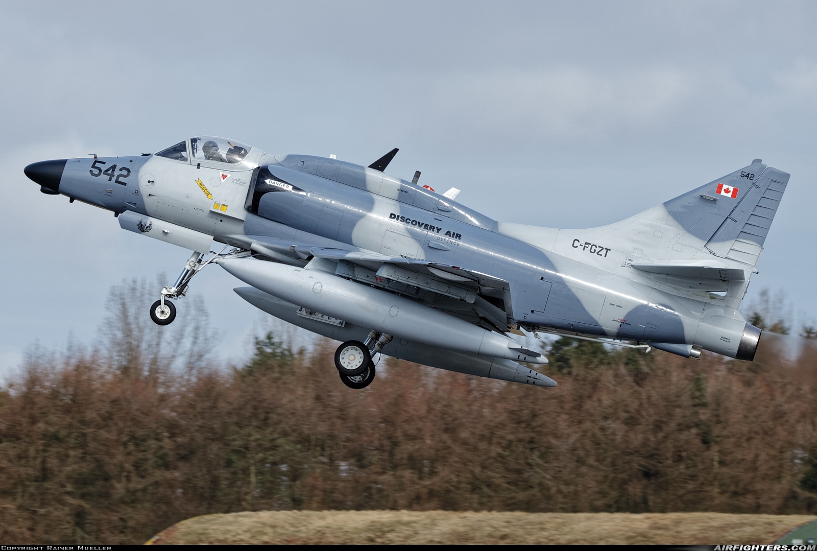 Company Owned - Discovery Air Defence Services Douglas A-4N Skyhawk C-FGZT at Wittmundhafen (Wittmund) (ETNT), Germany
