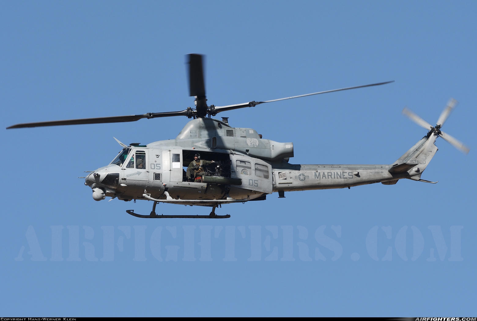 USA - Marines Bell UH-1N Iroquois (212) 167800 at El Centro - NAF (NJK / KNJK), USA