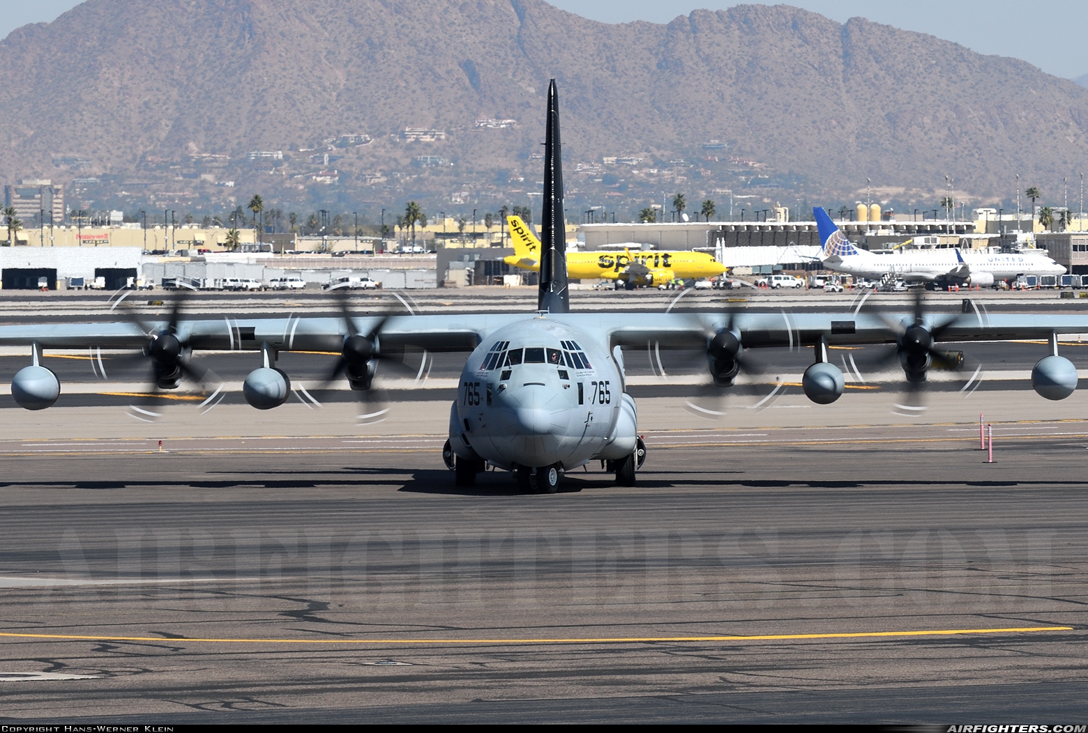 USA - Marines Lockheed Martin KC-130J Hercules (L-382) 166765 at Phoenix - Sky Harbor Int. (PHX / KPHX), USA
