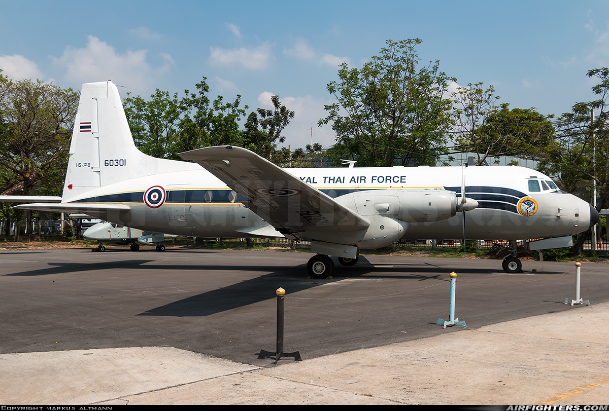 Thailand - Air Force Hawker Siddeley HS-748 Srs2/208 Andover L5-1 at Bangkok - Int. (Don Muang) (DMK / VTBD), Thailand