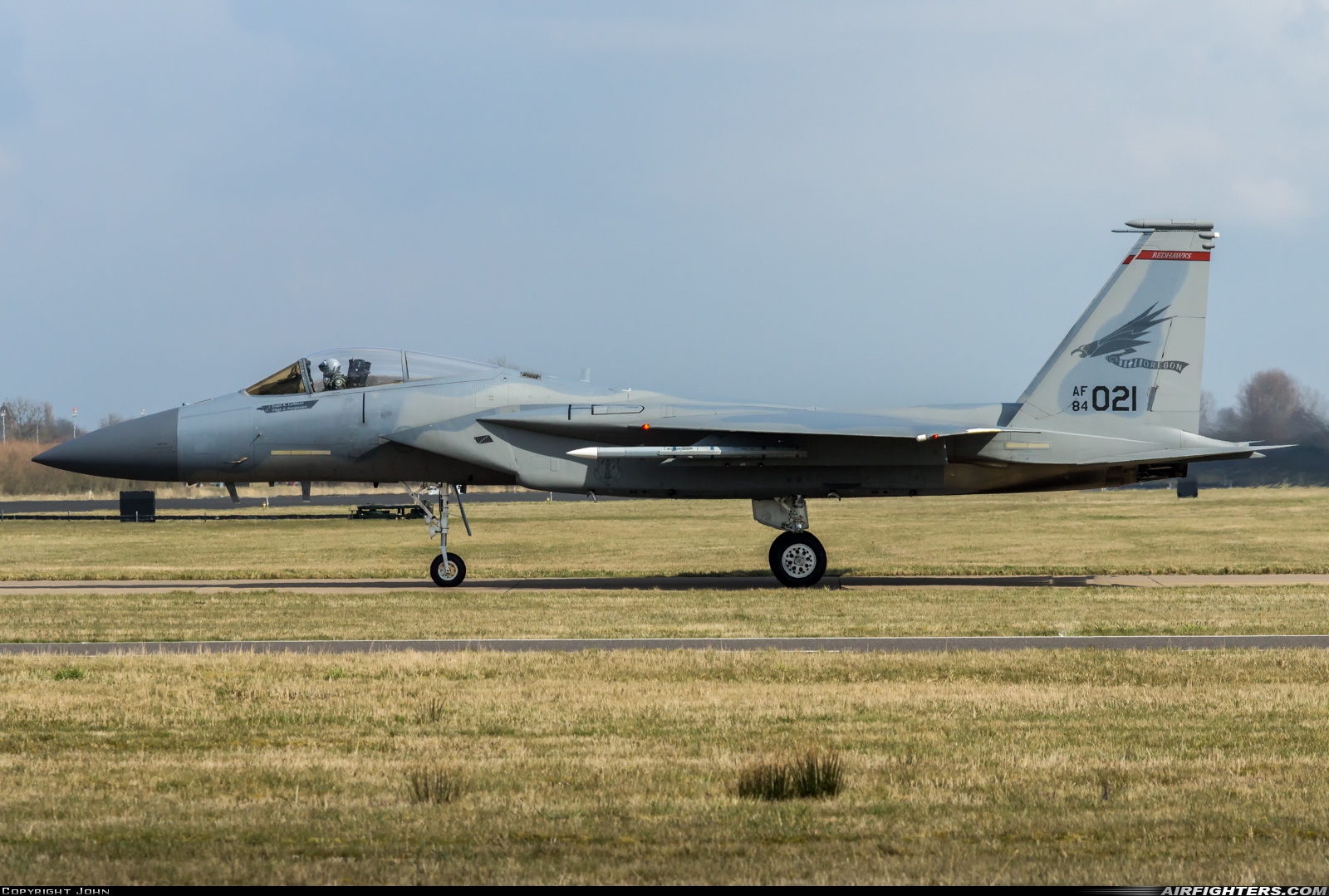 USA - Air Force McDonnell Douglas F-15C Eagle 84-0021 at Leeuwarden (LWR / EHLW), Netherlands