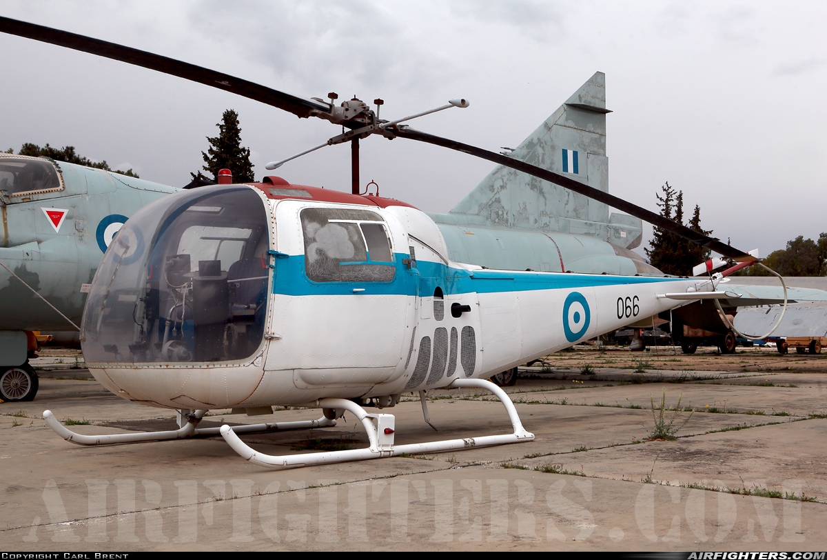Greece - Air Force Bell 47J Ranger 066 at Dekelia - Tatoi (LGTT), Greece