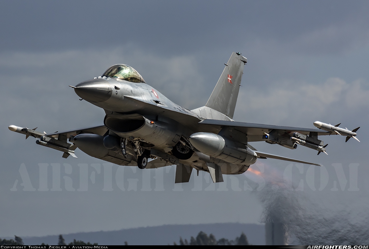Denmark - Air Force General Dynamics F-16AM Fighting Falcon E-599 at Monte Real (BA5) (LPMR), Portugal