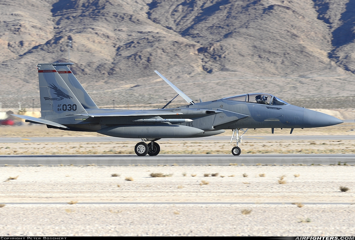 USA - Air Force McDonnell Douglas F-15C Eagle 84-0030 at Las Vegas - Nellis AFB (LSV / KLSV), USA