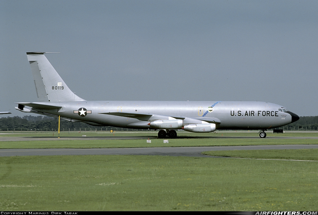 USA - Air Force Boeing KC-135A Stratotanker (717-100) 58-0119 at Mildenhall (MHZ / GXH / EGUN), UK